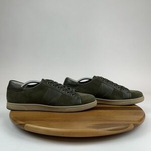 Mens Vionic Jerome Olive Green Suede‎ Casual Comfort Sneakers Shoes Size 10.5 D